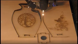 HOW TO engrave and cut with a 100w CO2 Laser [upl. by Aedrahs883]