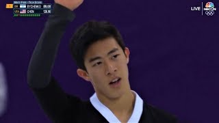 Nathan Chen 2018 Olympics FS Maos Last Dancer NBCSN [upl. by Nairad496]