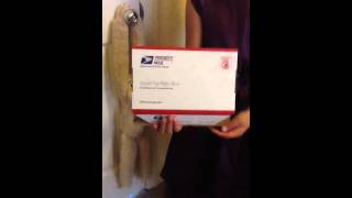 Small Flat Rate BoxUSPS Priority Mail [upl. by Nahsab864]