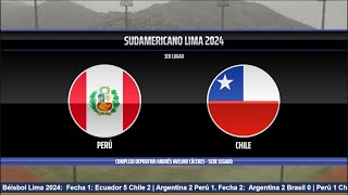 PERÚ VS CHILE  3ER LUGAR  SUDAMERICANO LIMA 2024 [upl. by Biggs]